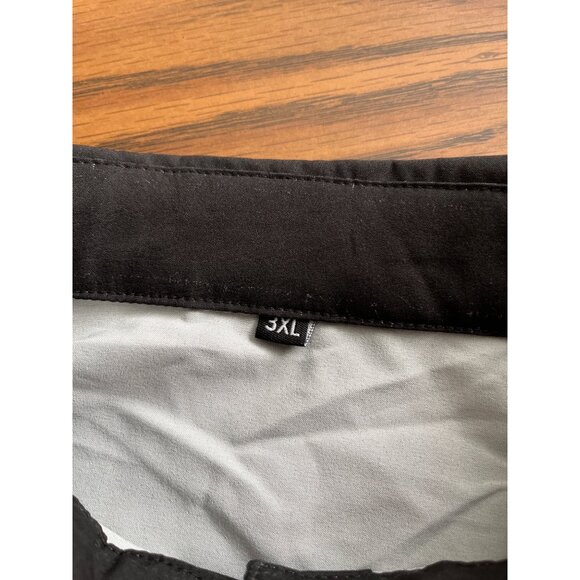 Men’s black and red long sleeved button up dress shirt size 3XL - Picture 3 of 3